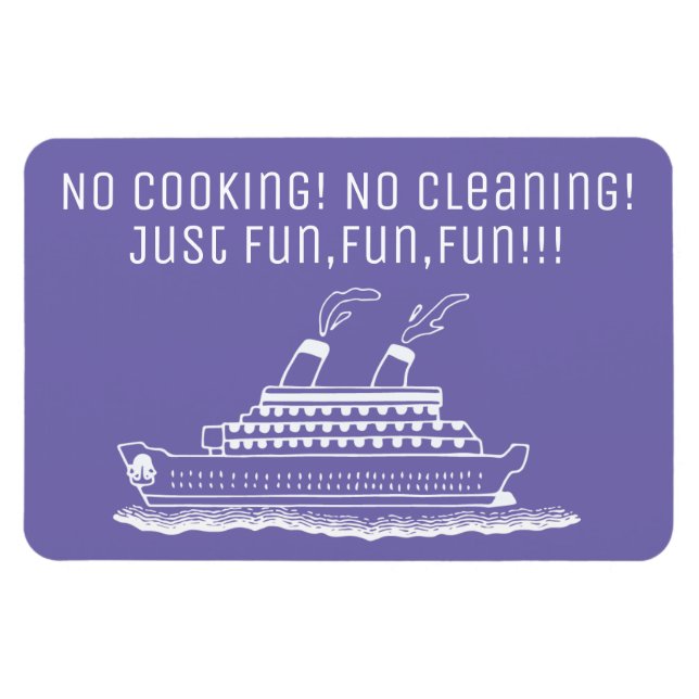 Cruise Ship Cabin Stateroom Door Marker Funny Magnet (Horizontal)