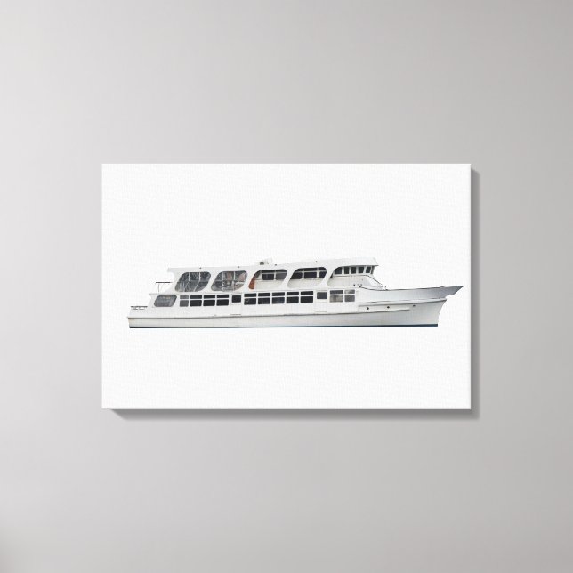 Cruise ship  canvas print (Front)