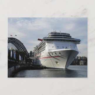 Cruise Ship Carnival Spirit in Sydney Postcard