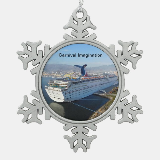 Cruise Ship Christmas Ornament (Front)