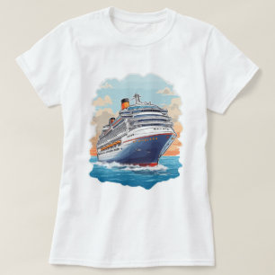 Cruise ship colourful T-Shirt