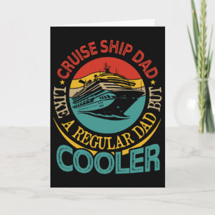 Cruise Ship Dad Definition Cooler Father's Day Sai Card