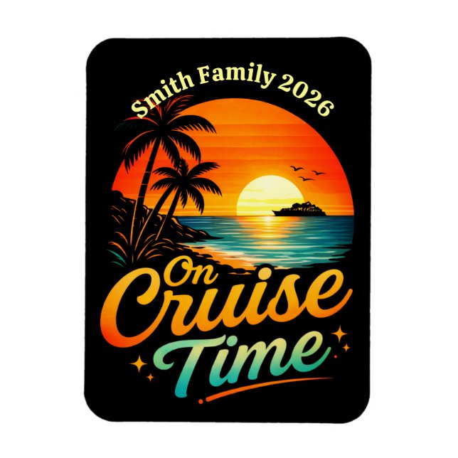 Cruise Ship Decor Stateroom Magnet (Vertical)