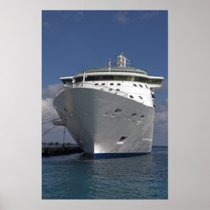 Cruise Ship Docked Poster