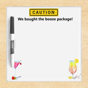 Cruise Ship Door Marker Message Pad Pen Funny Dry Erase Board