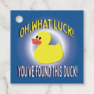 Cruise Ship Ducks Keep or Hide Game Favour Tags