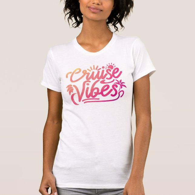 Cruise Ship Embarkation Custom T-Shirt (Front)