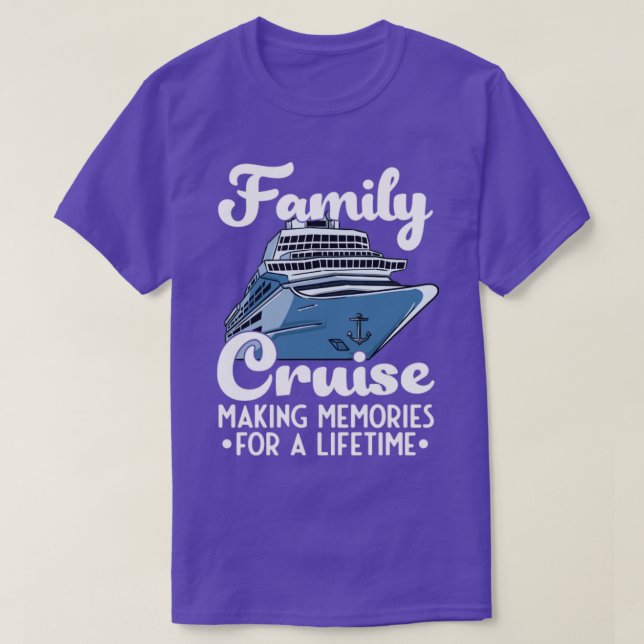 Cruise Ship Family Cruise Cruising T-Shirt (Design Front)
