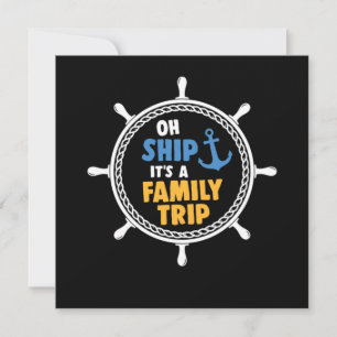 Cruise Ship Family Trip Cruising Cruise Holiday Gi Invitation
