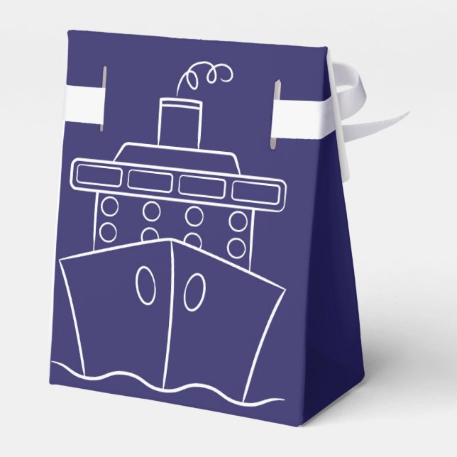 Cruise ship favour box (Back Side)