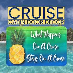 Cruise Ship Funny Stateroom Cabin Door Sign Magnet