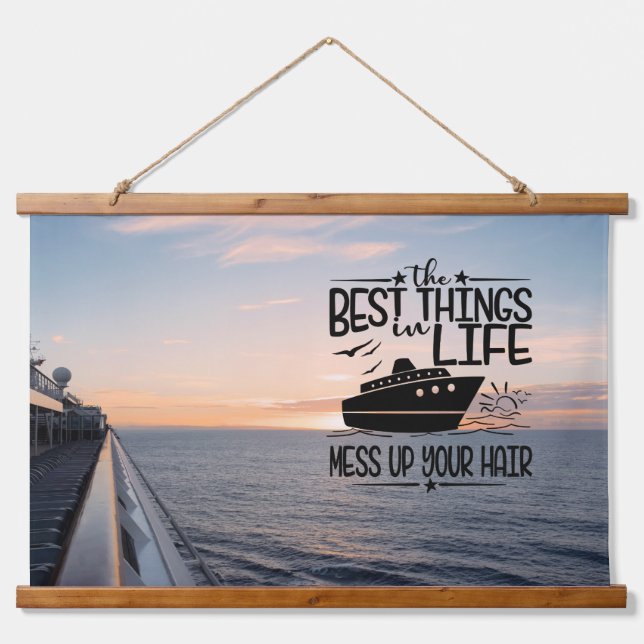 Cruise Ship Hanging Tapestry (Front)