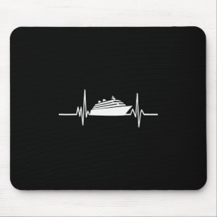 Cruise Ship Heartbeat Cruising Vacation 1 Mouse Mat