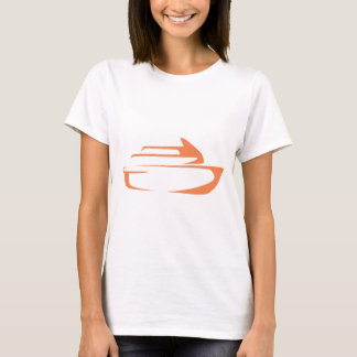 Cruise Ship in Swish Drawing Style T-Shirt
