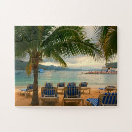 Cruise ship in the Caribbean Jigsaw Puzzle
