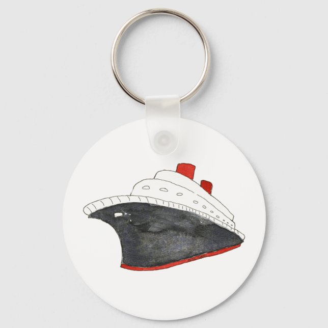 Cruise Ship Keychain (Front)