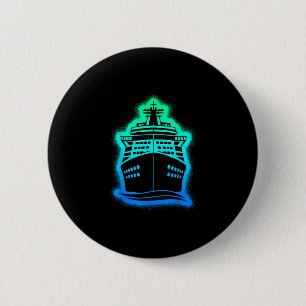Cruise Ship Kids Men Boys Family Cruising 6 Cm Round Badge