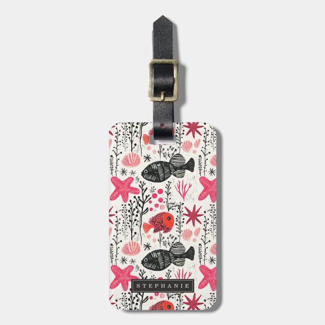 Cruise Ship Luggage Tag (Front Vertical)