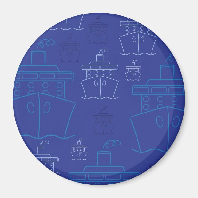 Cruise ship magnet (Front)