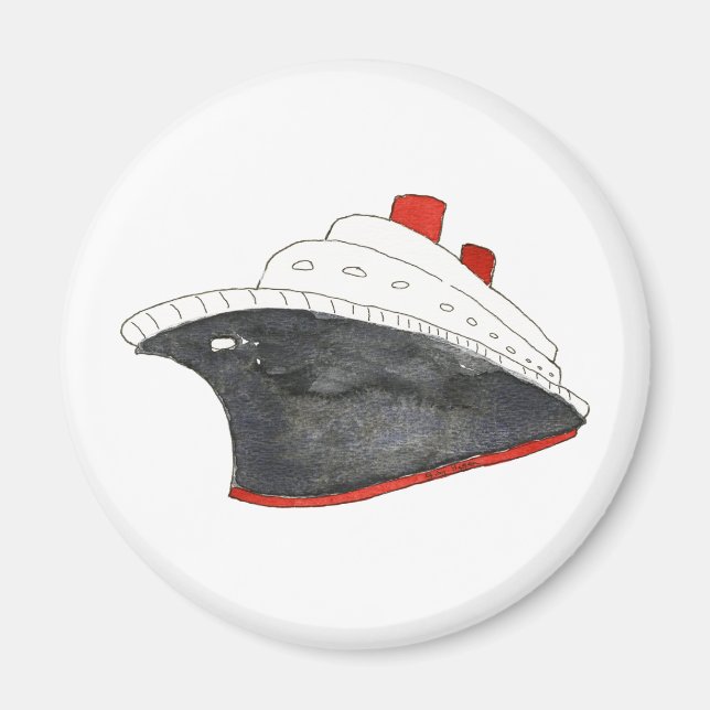Cruise Ship Magnet (Front)