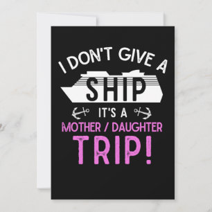 Cruise Ship Mother and Daughter Trip Invitation