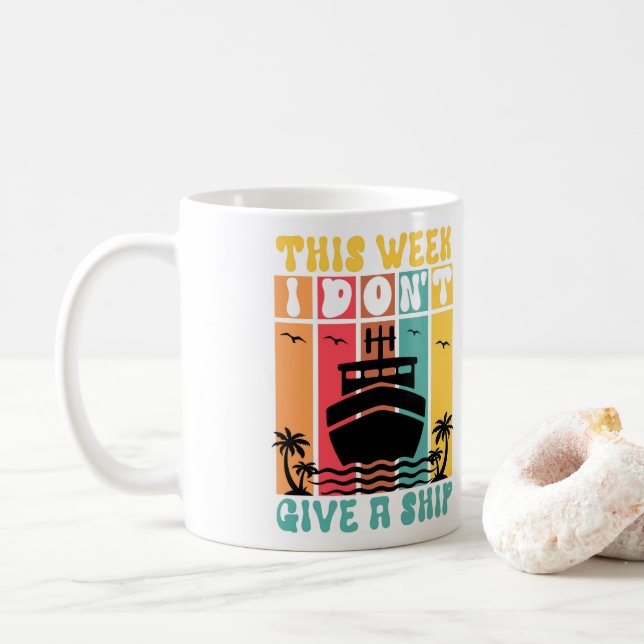 Cruise Ship Mug (With Donut)