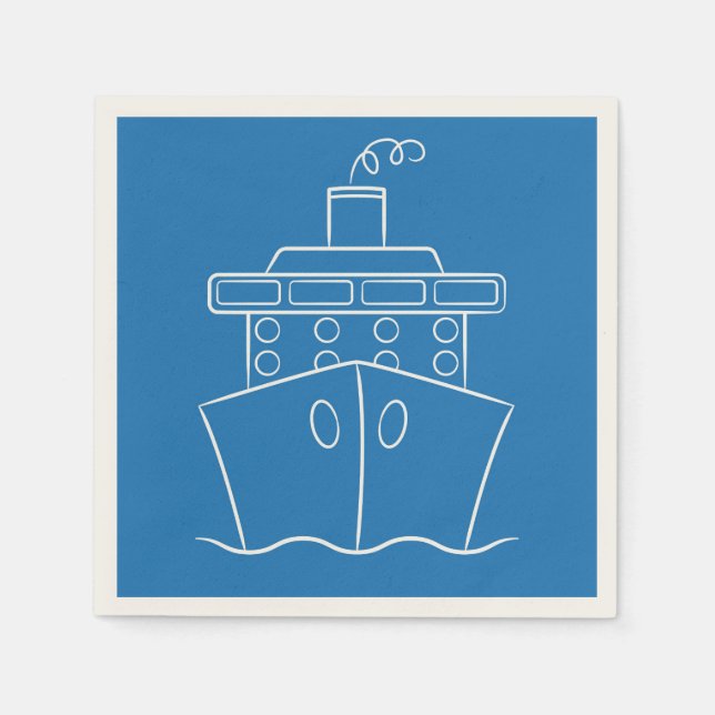 Cruise ship napkin (Front)