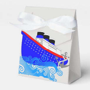 Cruise Ship Nautical Personalized Favour Box