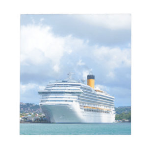 Cruise ship notepad