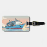 Cruise ship on ocean