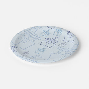 Cruise ship paper plate
