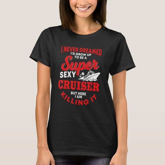 Cruise Ship Passenger  Boat Holiday T-Shirt (Front)