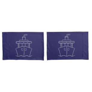 Cruise ship pillowcase