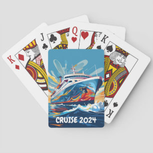 Cruise Ship Playing Cards Personalized