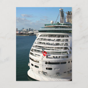 Cruise Ship Postcard