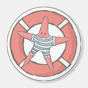 Cruise Ship Star Fish Cabin Door Marker Magnet