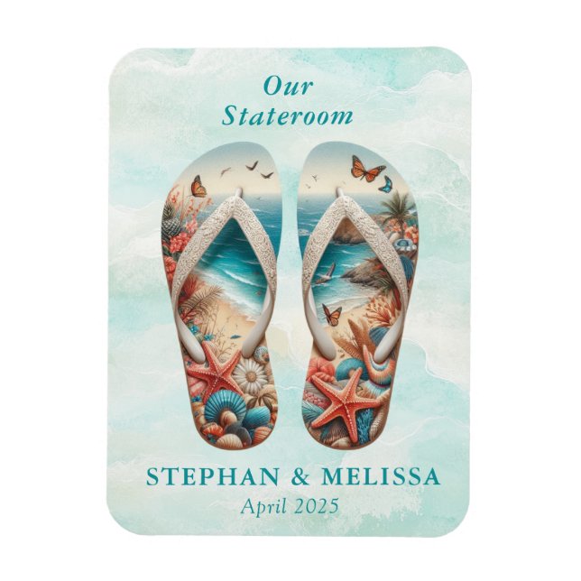 Cruise Ship Stateroom Magnet (Vertical)