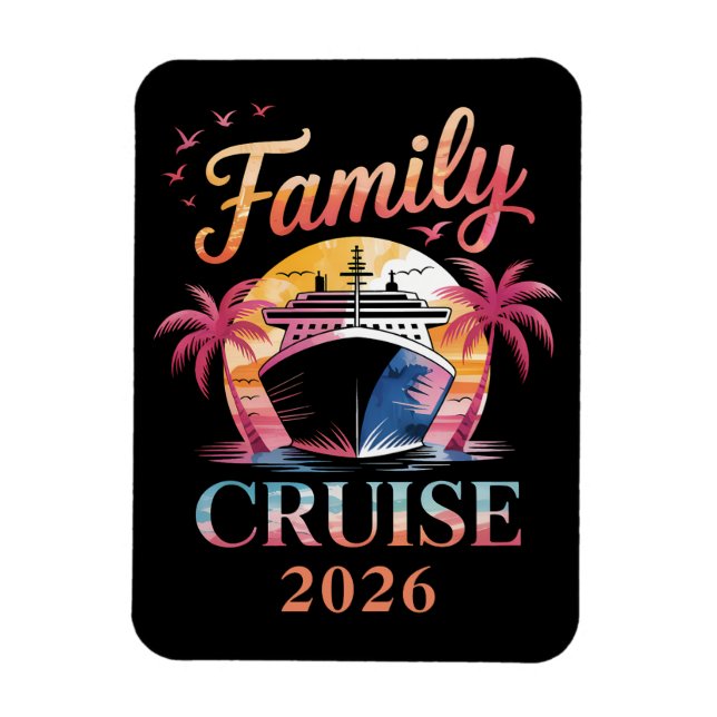 Cruise Ship Stateroom Magnet (Vertical)