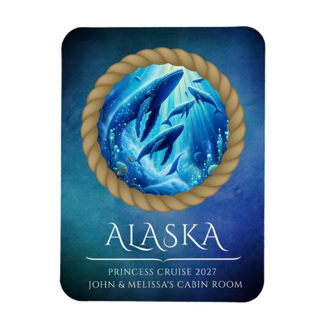 Cruise Ship Stateroom Magnet (Vertical)