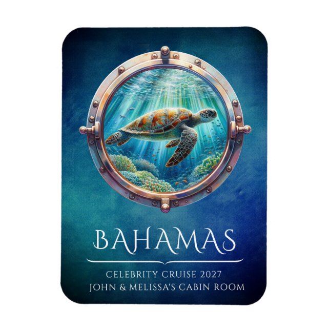 Cruise Ship Stateroom Magnet (Vertical)