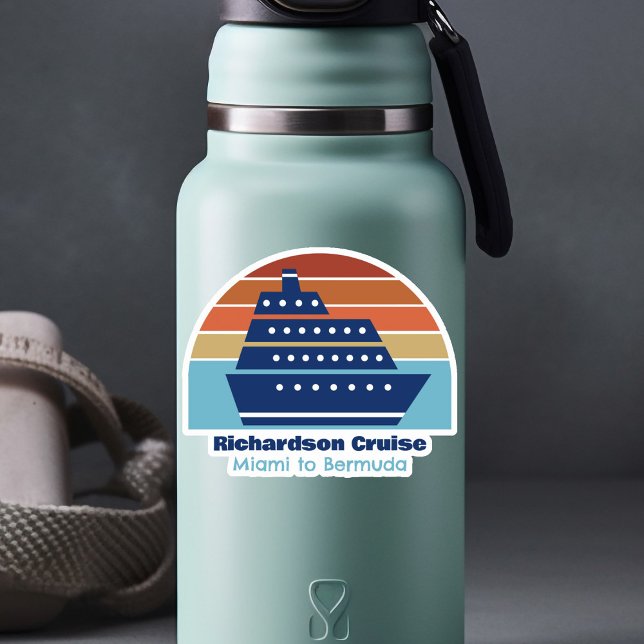 Cruise Ship Sunset Personalised Family Vacation (Creator Uploaded)