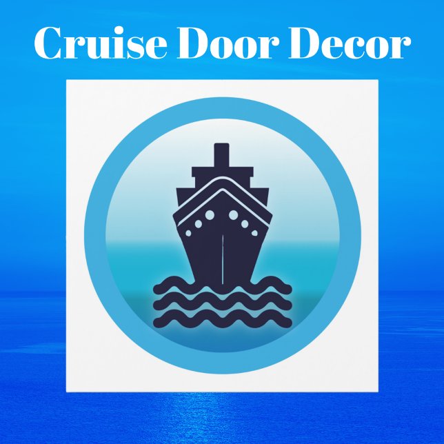 Cruise Ship Travel Cabin Stateroom Door Magnet (Creator Uploaded)
