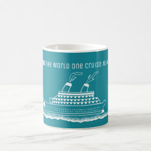 Cruise Ship Travel Seeing The World Coffee Mug