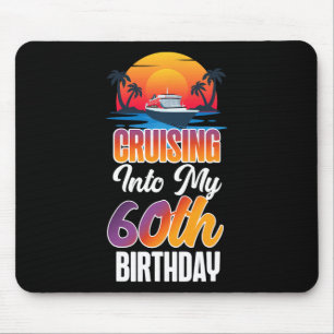 Cruise Ship Vacation 60th Birthday Cruising Into M Mouse Mat