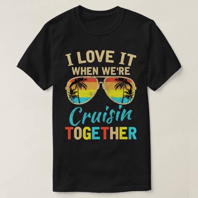 Cruise Ship Vacation Friends Buddies Couples Girl  T-Shirt (Design Front)