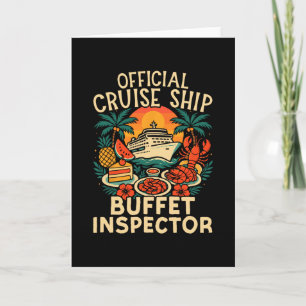 Cruise Ship Vacation Official Cruise Ship Buffet I Card