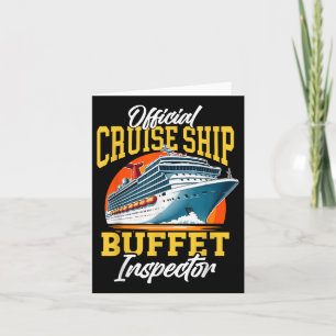 Cruise Ship Vacation Official Cruise Ship Buffet I Card