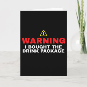 Cruise Ship Warning I Bought The Drink Package  Card