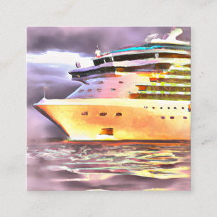 Cruise Ships Offer a Luxurious and Exciting Way to Square Business Card