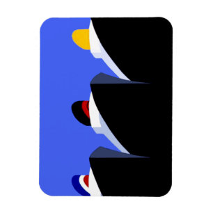 Cruise Ships Vintage Poster Ocean Liner Magnet